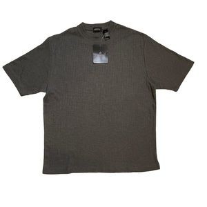 NWT Men’s Claiborne Grey Knit Short Sleeve Tee Size M